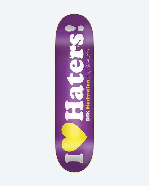 Dgk Team Haters Purple Deck 8.06 - Skateboard Deck
