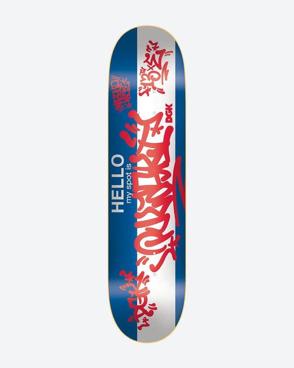 Dgk Team My Spot Is Pulaski Deck 8.06 - Skateboard Deck