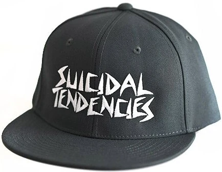 Dogtown X Suicidal Tendencies St Og Embroidered Hat Charcoal - Skateboard Hat