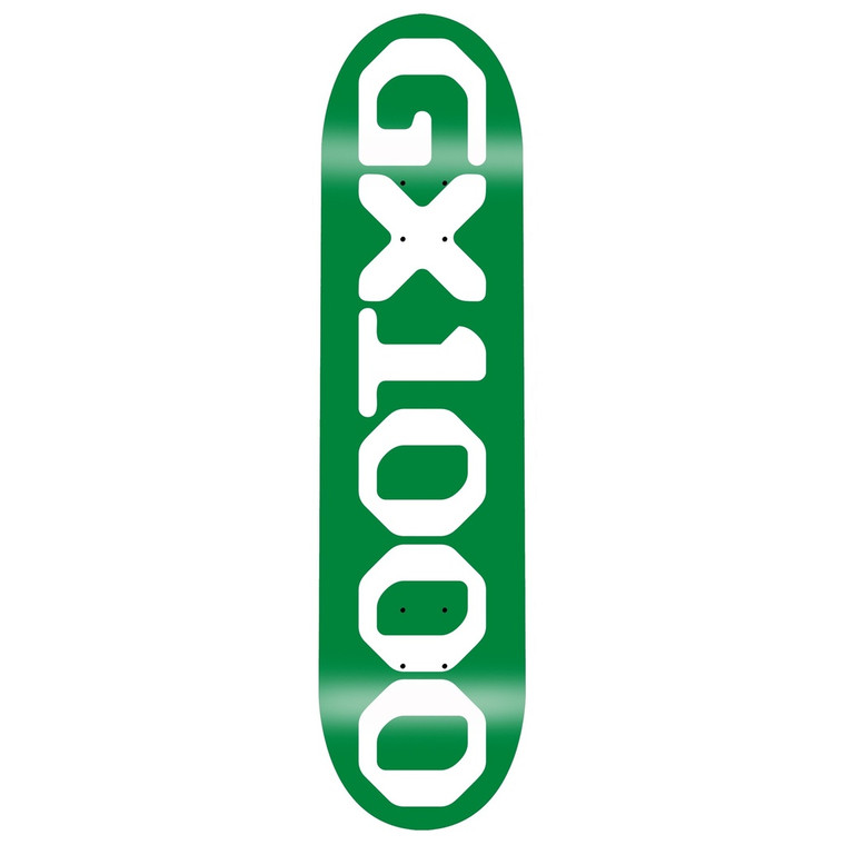 Gx1000 Team Og Logo Green Deck 8.12 - Skateboard Deck