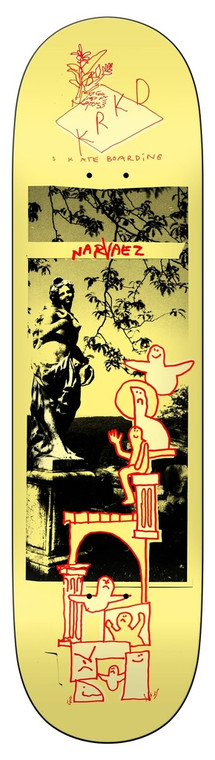 Krooked Narvaez Sculpture Garden Deck 8.38 - Skateboard Deck