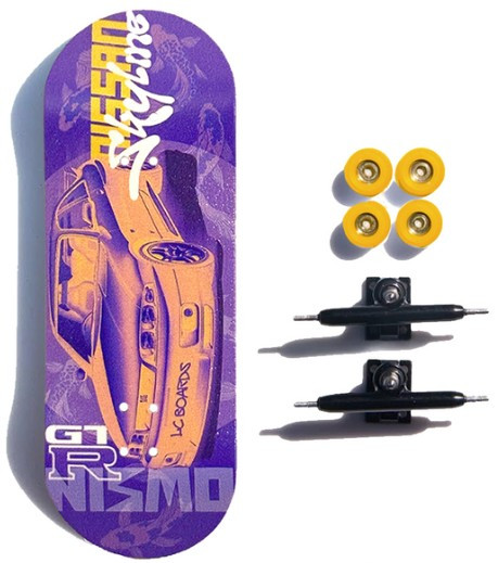 Lc Boards Garage Series Skyline Foam Griptape Fingerboard Complete 98 X 34