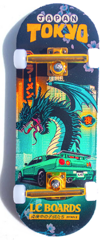 Lc Boards Shibuya Foam Griptape Fingerboard Complete 98 X 34