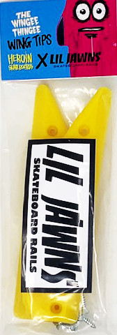 Lil Jawns X Heroin Wingee Thingee Wing Tips Yellow - Skateboard Rails