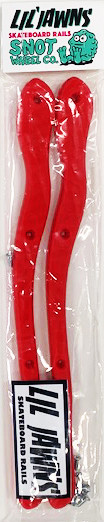 Lil Jawns X Snot Wheels Drip Rails Red - Skateboard Rails