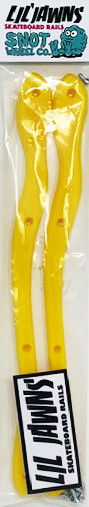 Lil Jawns X Snot Wheels Drip Rails Yellow - Skateboard Rails