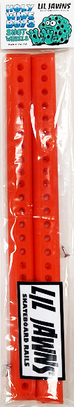 Lil Jawns X Snot Wheels Holy Wideboy Rails Orange - Skateboard Rails