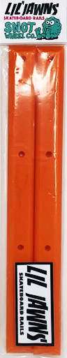 Lil Jawns X Snot Wheels Wideboy Rails Orange - Skateboard Rails