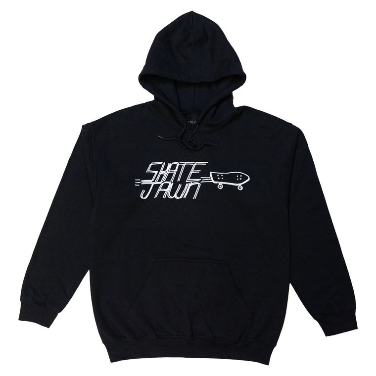 Skate Jawn Cruiser Black Hd/swt M - Skateboard Sweatshirt