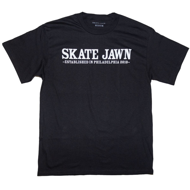 Skate Jawn Established Black Ss Xxl - Skateboard Tshirt