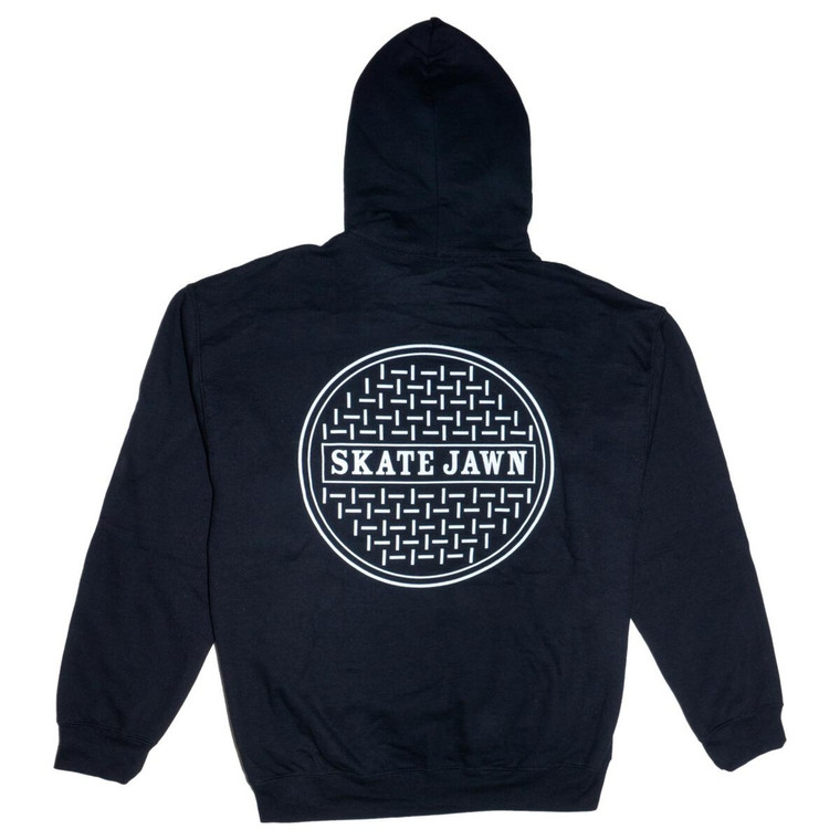 Skate Jawn Sewer Cap Black Hd/swt M - Skateboard Sweatshirt