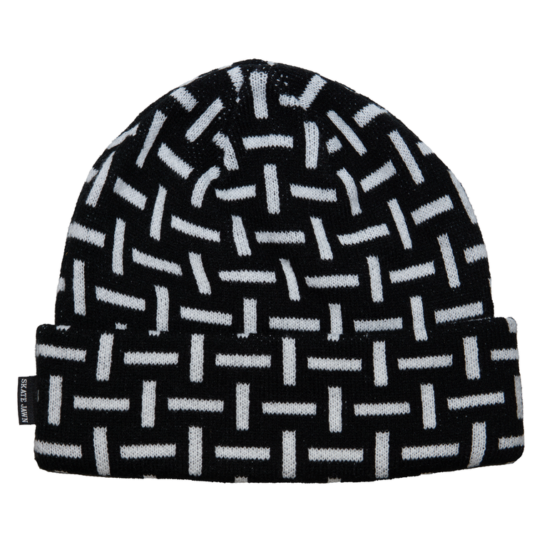 Skate Jawn Sewer Cap Pattern Beanie - Skateboard Beanie
