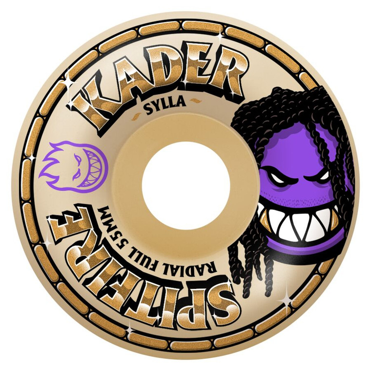 Spitfire Formula Four Kader Rolly Radial Full 55mm 99d (set Of 4) - Skateboard Wheels