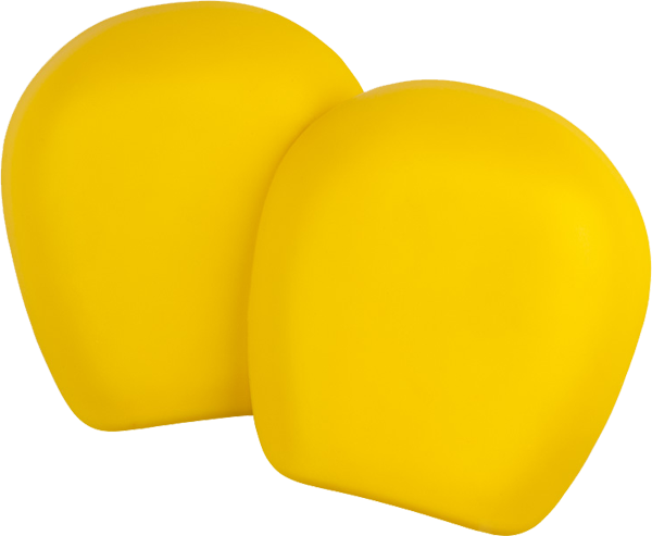 187 - Pro Lock - In Recaps C1 - Yellow - Skateboard Pads