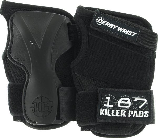 187 - Derby Wrist Guard S - Black - Skateboard Pads