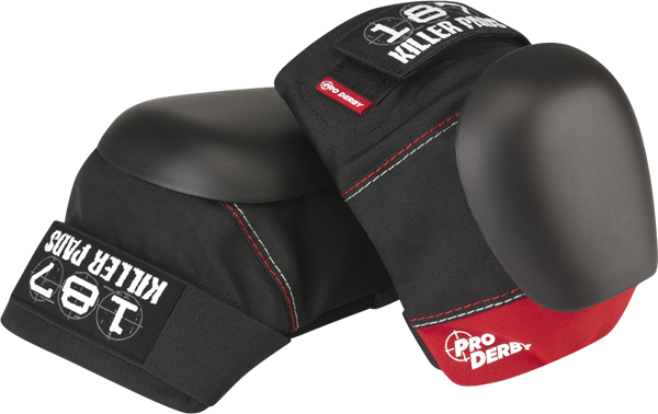 187 - Pro Derby Knee Pads Xs - Blk / Red - Skateboard Pads