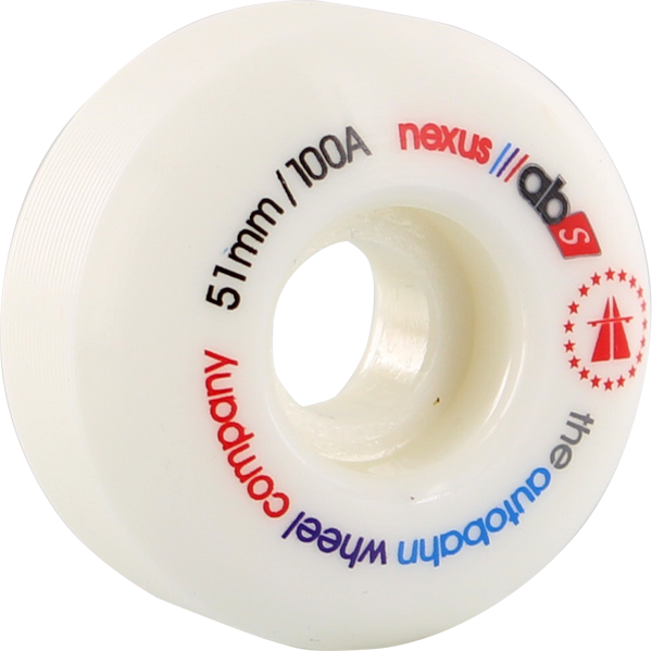 Autobahn - Nexus 51mm White - (Set of Four) Skateboard Wheels