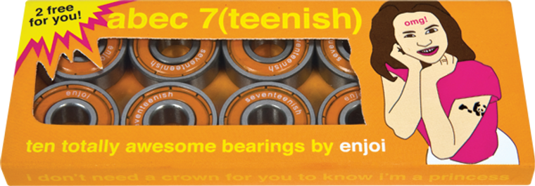 Enjoi - Teenish Abec 7 Bearings - Skateboard Bearings