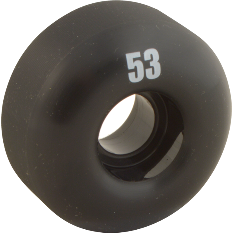 Essentials - Black 53mm Ppp - (Set of Four) Skateboard Wheels