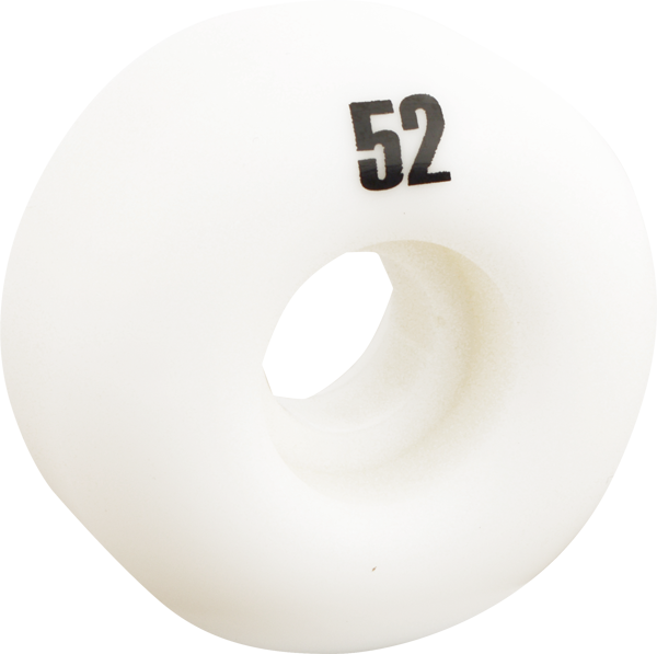 Essentials - White 52mm Ppp - (Set of Four) Skateboard Wheels