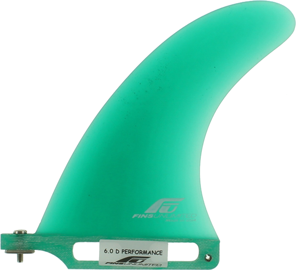 Fins Unlimited - Unlimited D Performance 6" Green Fin - Surfboard Fins