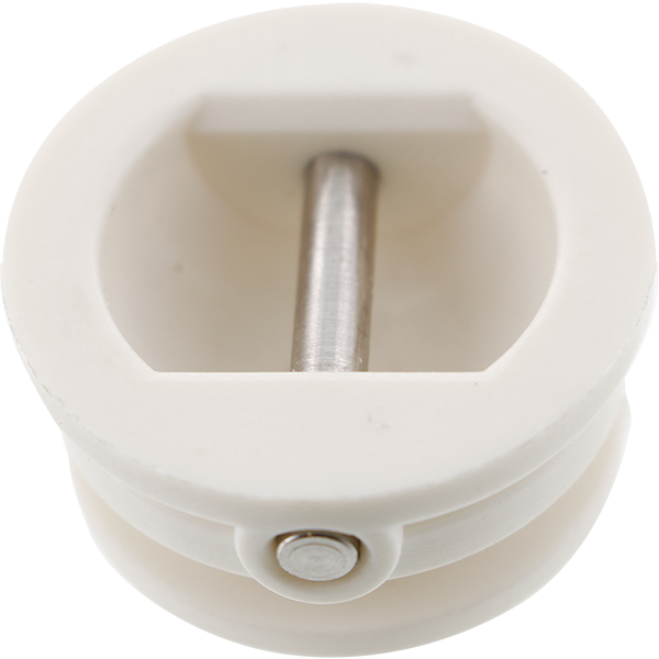 Ground and Sea - Cup Love Plug White W / Stainless Pin