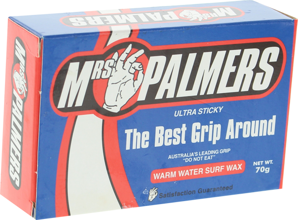 Mrs Palmers - Palmers Wax Warm Single Bar - Surfboard Wax