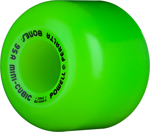 Powell Peralta - Mini Cube (95a) Green 64mm - (Set of Four) Skateboard Wheels