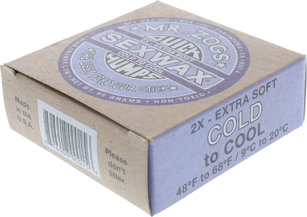 Sex Wax - Humps 2x Purple - Extra Soft - Single Bar - Surfboard Wax