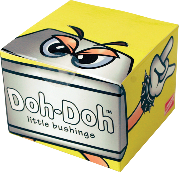 Shortys - (10pr) Doh Doh - White 98a - Skateboard Bushings