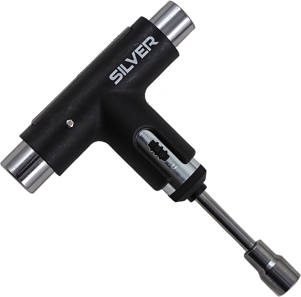 Silver - Tool Black - Skateboard Tool