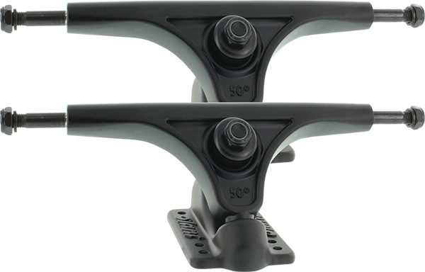 Slant - Inverted Truck 150mm Flat Black - (Pair) Skateboard Trucks
