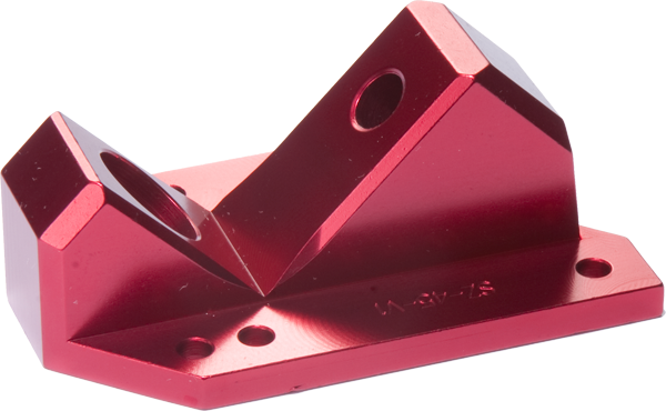Surf-rodz - Rkp Base Plate 35° Red 1pc Sale - (Pair) Skateboard Trucks