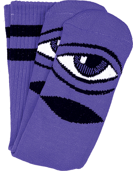 Toy Machine - Sect Eye Youth Crew Socks Purple 1pr
