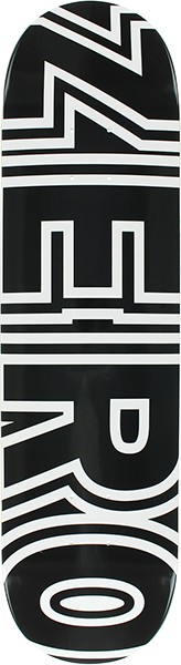 Zero - Bold Deck - 8.25 Black - Skateboard Deck