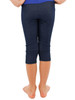 Capri Leggings - Girls, Knit Denim