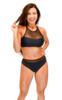 VF-Sport - Bikini, High Neckline Mesh, Two Piece Set