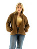 Jacket - Women's Fleece Jacket with Zipper and Pockets