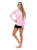 VF-Sport Women Long Sleeves Rash Guard Athletic Swim Top