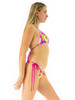 VF-Sport Women Swimsuit - Bikini set. Endless Love Prints Halter String Triangle Top and bottoms. Two Piece Set