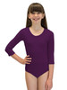 VF-Sport Girl Top - Scoop Neck Children Body Bodysuit 3/4 Sleeve