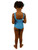 Swimwear - Girls One-piece, Scoop Back