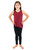 Girls Sleeveless Top Tank - Attached Ruffled Peplum