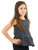 Girls Sleeveless Top Tank - Attached Ruffled Peplum