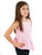 Girls Sleeveless Top Tank - Attached Ruffled Peplum