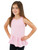 Girls Sleeveless Top Tank - Attached Ruffled Peplum