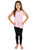 Girls Sleeveless Top Tank - Attached Ruffled Peplum