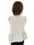 Girls Sleeveless Top Tank - Attached Ruffled Peplum