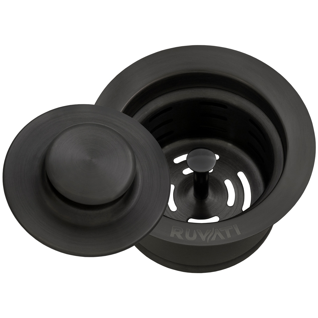 Extended Garbage Disposal Flange with Deep Basket Strainer for