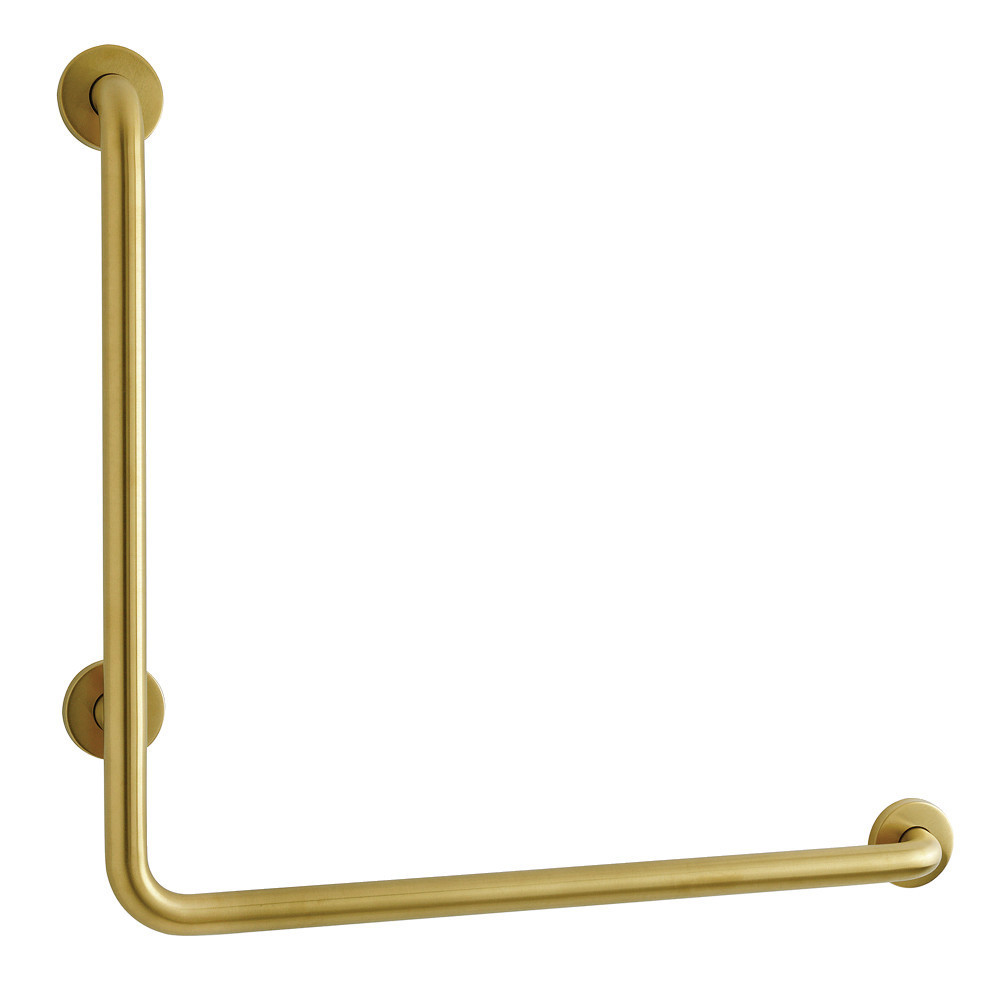 Kingston Brass Thrive In Place GBL1424CSR7 L-Shaped Grab Bar - Thumbnail 4